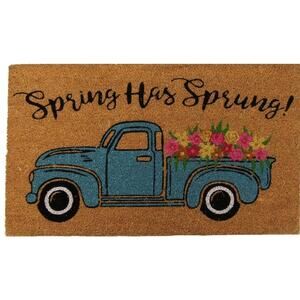 Elrene Home Fashions Farmhouse Living Coir Outdoor Doormat, Natural Entry Mat,